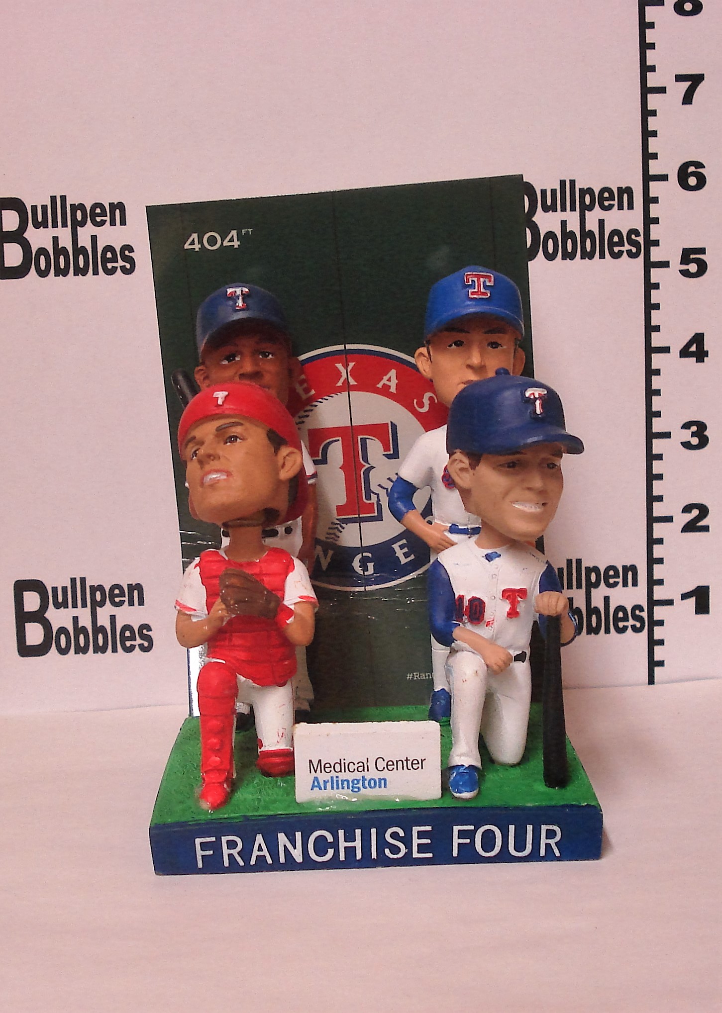 Adrian Beltre, Michael Young, Ivan Rodriguez, and Nolan Ryan