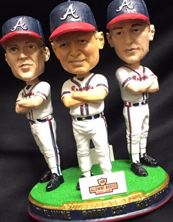Bobby Cox, Tom Glavine & Greg Maddux
