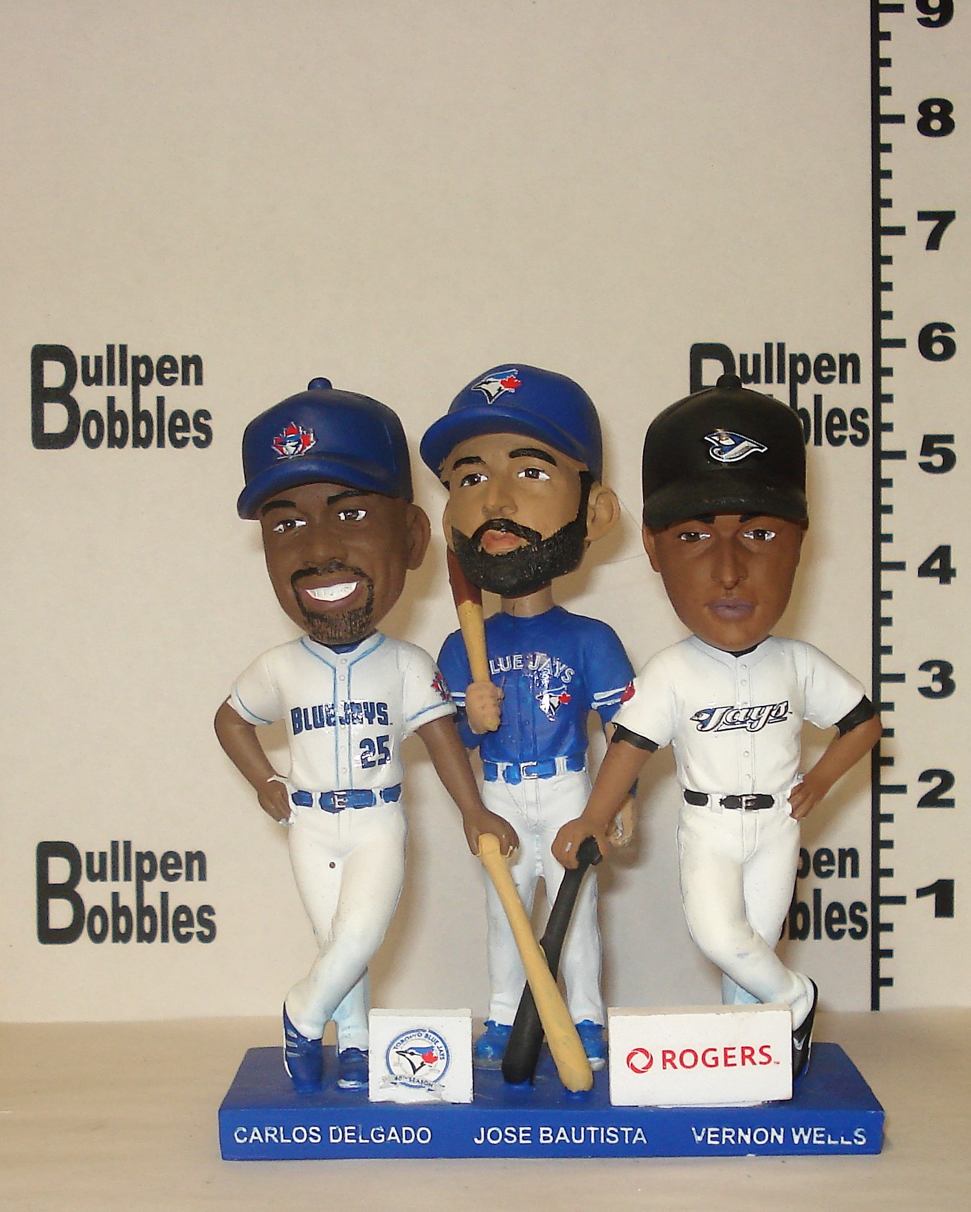 Carlos Delgado, Jose Bautista, and Vernon Wells