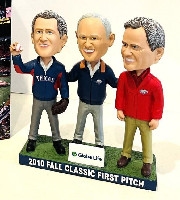 George W. Bush, Nolan Ryan, and George H. W. Bush