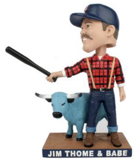 Jim Thome & Babe the Blue Ox