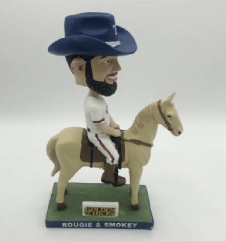Rougned Odor & Smokey the Horse