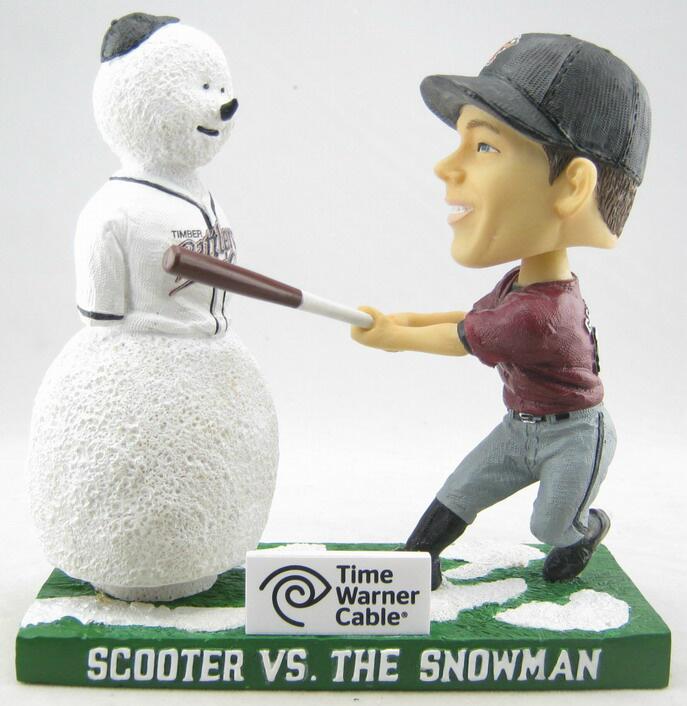Scooter Gennett vs. the Snowman