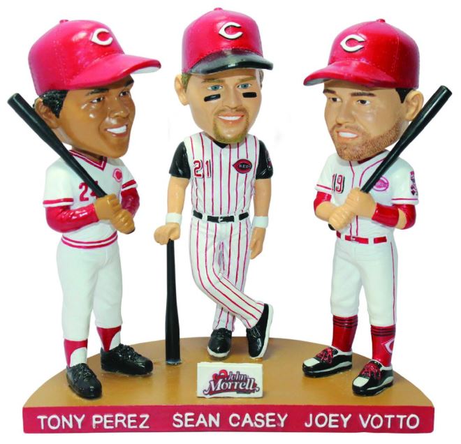 Tony Perez, Sean Casey, and Joey Votto