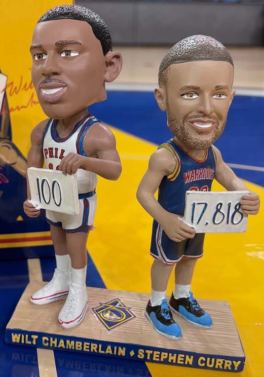 Wilt Chamberlain & Stephen Curry